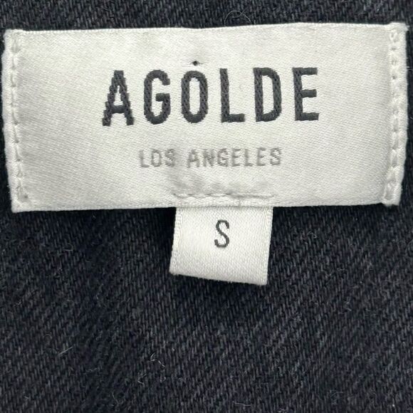 AGOLDE Denim Vest in Black - Picture 7 of 7